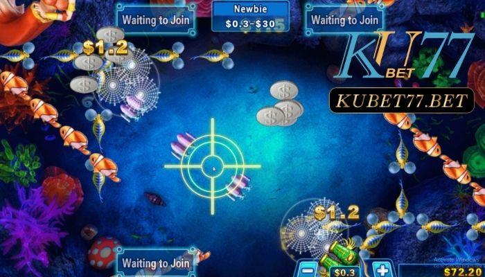 Game Kuber77 hấp dẫn với trò bắn cá