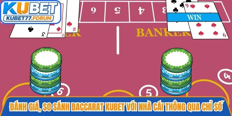 Đánh giá, so sánh Baccarat Kubet với nhà cái thông qua các chỉ số