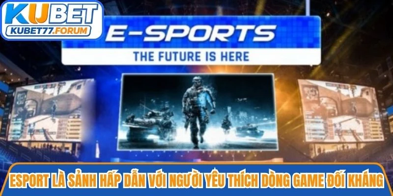Esport là sảnh hấp dẫn với những người yêu thích dòng game đối kháng