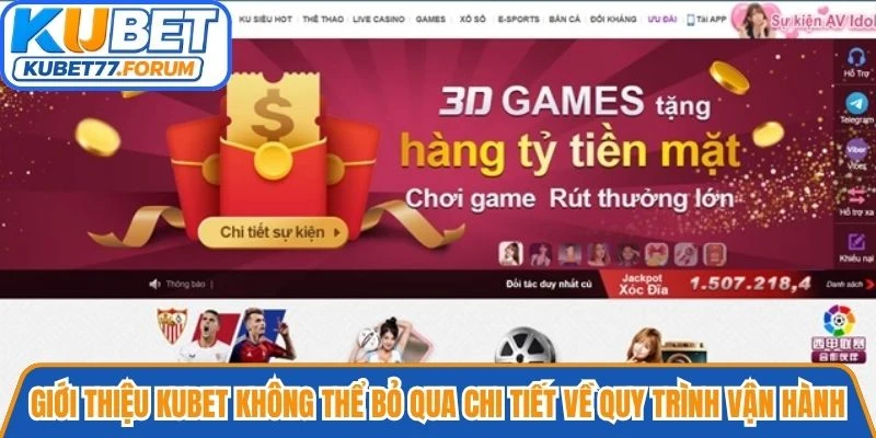 Giới thiệu Kubet không thể bỏ qua chi tiết về quy trình vận hành của nền tảng